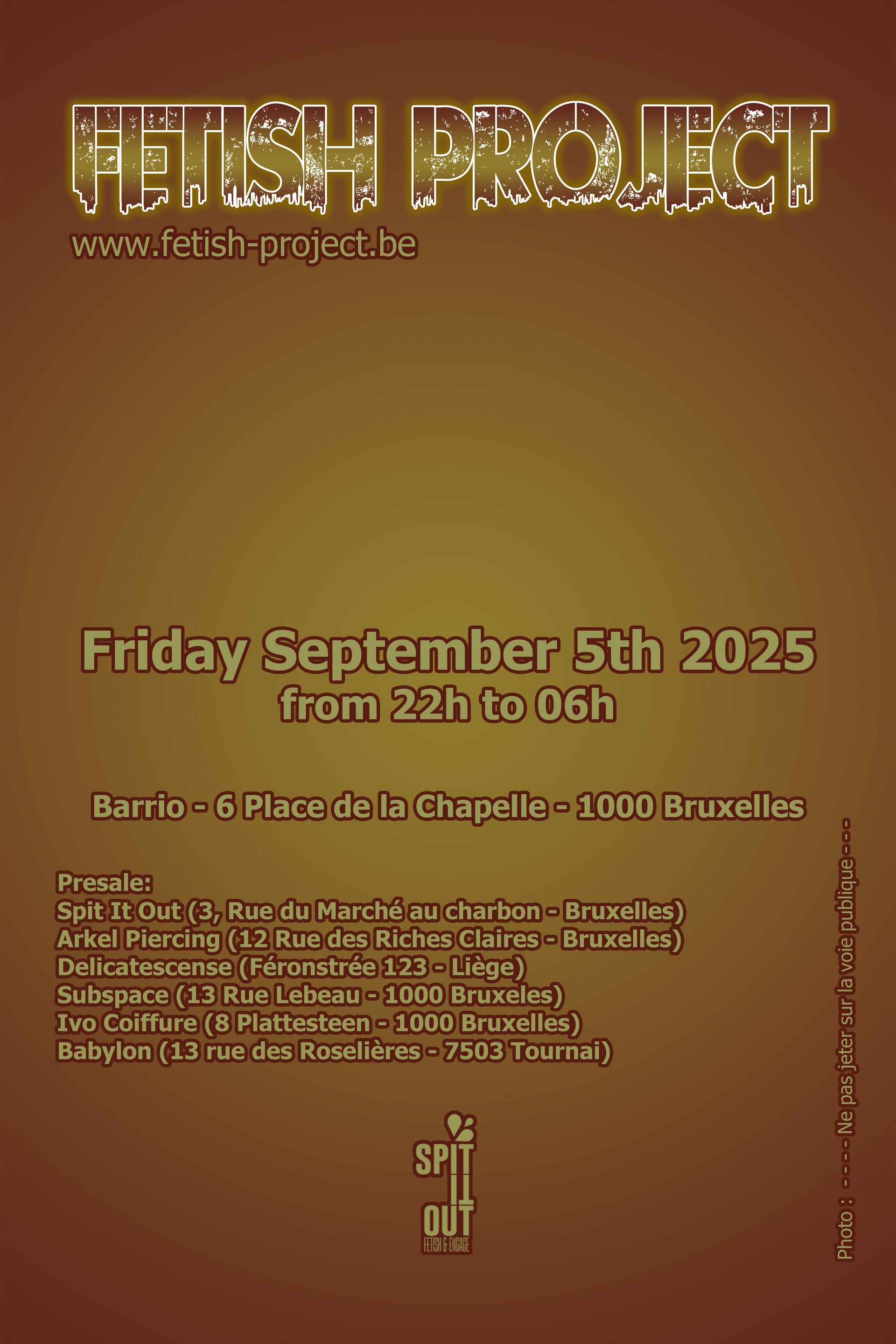 Flyer Fetish Project 29 06 25